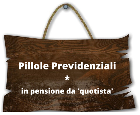 In pensione da ‘quotista’