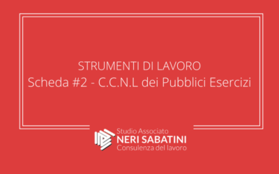 Contratto Collettivo Nazionale dei Pubblici Esercizi