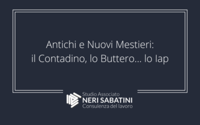 Antichi e nuovi mestieri: il contadino, il buttero… lo iap!